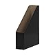 LANDRÉ Stehsammler A4, aus stabilem Karton, 7cm breit, schwarz, 5 Stück