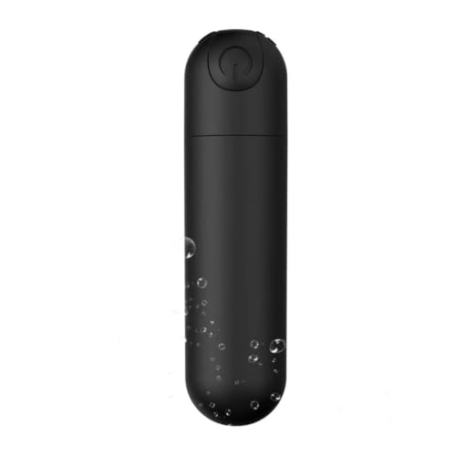 10 Modes Quiet Waterproof Tool Powerful Mini Stick for Women Pleasure Handheld Travel Pocket Portable Soft Toys Massage Ball for Body Relax Massager for Muscles Back Foot Neck Black