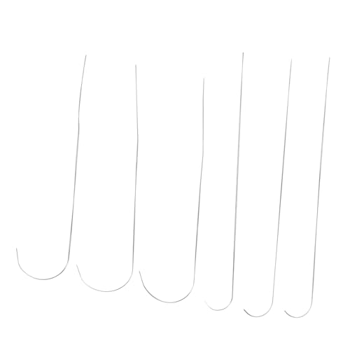Gogogmee 6pcs Beading Threader Kit Stainless Beading Needles for Bracelet Making Beading Tool for DIY Jewelry Making
