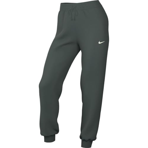 Nike Sportswear Phoenix FZ7626-338 - Pantalones de chándal para Mujer, Cintura Media, Color Verde y Verde