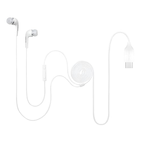 Image of Original Type-C Earphone Compatible with All USB-C Smartphones Including Samsung Galaxy S24 /S23 /S22 Ultra, Stereo Sound, a Built-in Microphone for Clear Calls, and Noise Isolation for immersive Audio