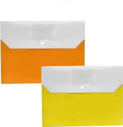 J K Enterprise B4 Size Paper (Set of 2, Yellow, Orange)