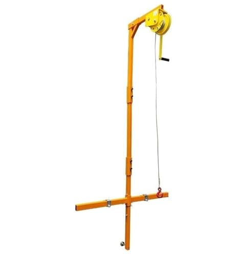 Bracket + Self-Locking Winch for Air-Conditioning Unit Installation (Color : 1200 lb self Locking Winch) (5HP Thickened Brackets+15m Winch)