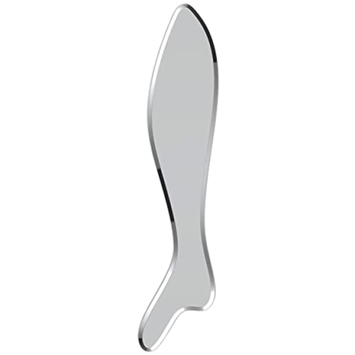 Healeved Raspador Facial Portátil de Acero Inoxidable con Tabla Gua Sha para Aliviar Los Músculos Profundos