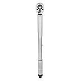 【DISEÑO BIDIRECCIONAL】 Esta llave dinamométrica utiliza un diseño bidireccional, se puede utilizar para aplicaciones de mano izquierda o derecha. Cuando se alcanza el par de apriete requerido, la llave producirá un clic audible y una ligera liberación de tensión.