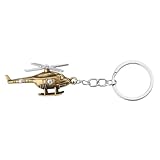 Helicopter Pilot Keychain for Men Pilot Cool Rotatable Spiral Leaf Keychain Gifts for Son Men Christmas Birthday Gifts for Pilot Couple Husband Dad Valentines Gifts for Captain Boyfriend Husband