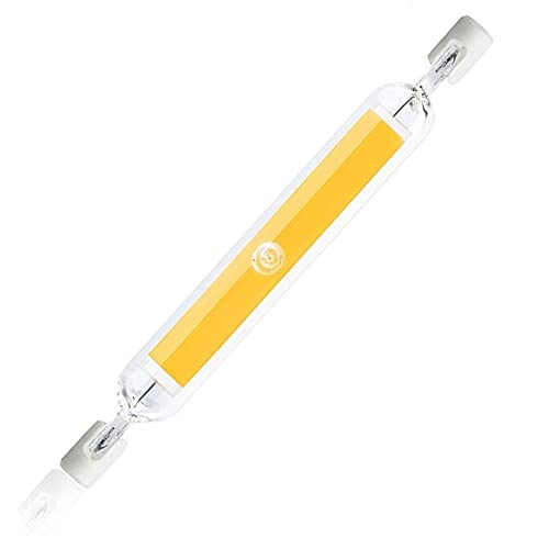 XYHAOAI Dimmable R7S LED Bulb, 15W / 20W / 25W / 30W / 40W Filament Light Bulb, 360 ° Beam Angle COB LED Linear Flood Light, 118MM / 78MM R7S Halogen Replacement Bulb,Cool white,40W 118mm
