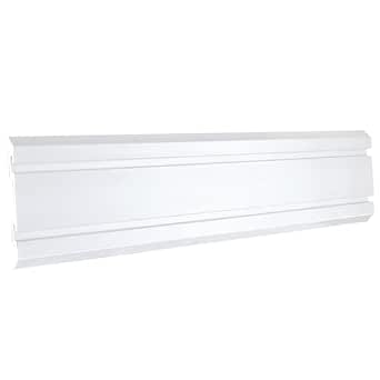 Slatwall Panels 6" x 24", 4-Pack PVC Slat Wall Board for Garage and Home Organization