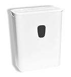 DESQ® 20032 Paper Shredder 8 Sheets Particle Cut 4 x 38 mm Security Level P4 15 Litres Quiet Operation 5 Minutes Non-Stop for Small and Home Office Dutch Design
