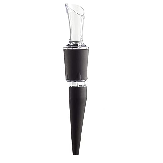 AeraWine Bottle-top Wine Aerator/Aerating Pourer - 100% Made in the USA - Patented Tilt Aeration Control