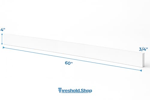 Image of Bathroom Vanity Sink Backsplash /Sidesplash (Super White Engineered Marble, 4 inch x 60 inch)