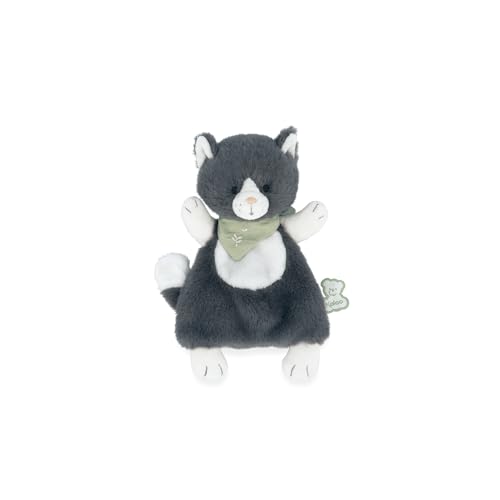 KALOO - Les Amis - Doudou Chat Chamallow - 18 cm - Gris -...