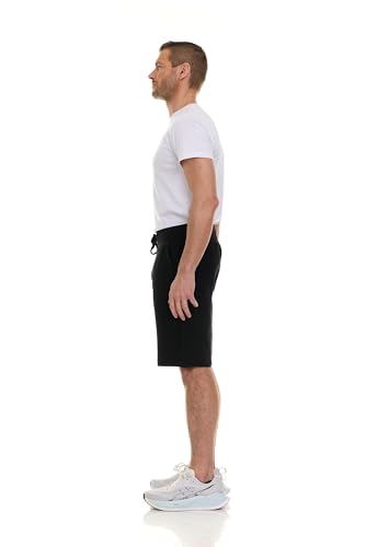 BILLIONHATS Mens Fleece Lined Shorts, 11 Inch Comfy Lounge, Wholesale Bulk Multipack for Donations, Charities, and Shelters3