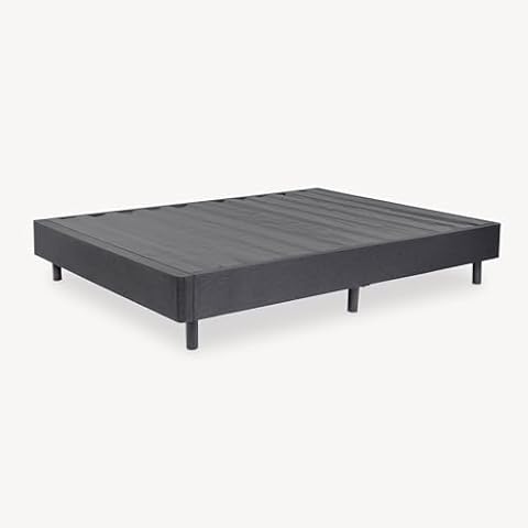 Leesa Platform Bed for Mattress, King Size / 30-Night Trial, Grey Cover