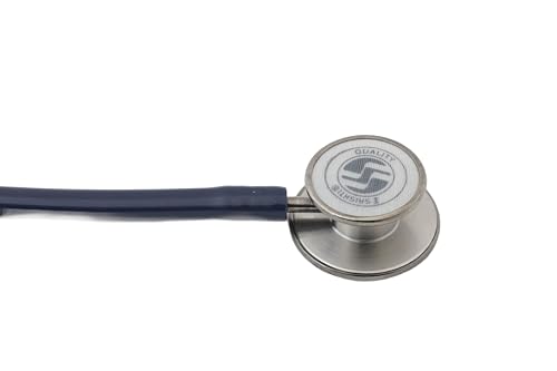 Image of THROB-SS|| VERSATILE ADULT AND PAEDIATRIC 2-SIDED CHEST PIECE|| ANODIZED ALUMINIUM HEADSET WITH COMFORTABLY ANGLED (Blue)