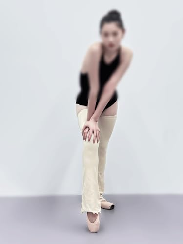Image of Ballet Flared Leg Warmers 1 Pair 29.5 Inches Over The Knee Elastic At Top For Women