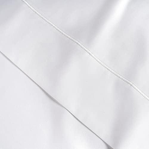 Lane Linen 1000 TC 100% Egyptian Cotton Queen Bed Sheets Set - White — view 6