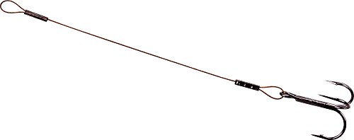 DAM effzett stinger 7x7 | 2 st  Lengte: 6 cm, Haakmaat: 6, Sterkte: 9 KG