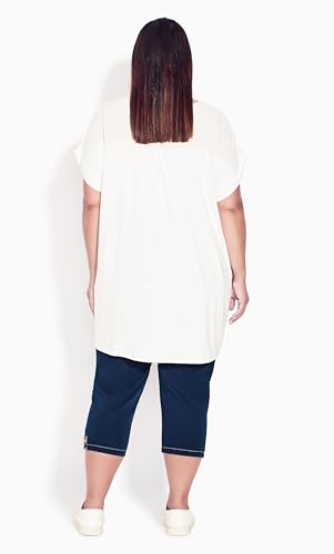 Women's Plus Size Lattice Butter Denim3