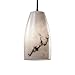 Justice Design FAL-8816-28-ABRS Lumenaria - One Light Mini-Pendant, Choose Finish: Antique Brass Finish, Choose Lamping Option: Standard Lamping