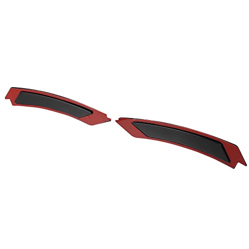 X AUTOHAUX Pair of Front Bumper Reflector Side Marker 63147205398 63147205397 for BMW 3 Series E90 E91 LCI 2009-2011 Replace Amber Color Reflector Black