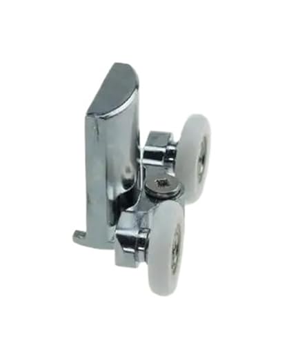 Poulie de porte coulissante de douche bloquee solution avec 4 galets de guidage 25mm