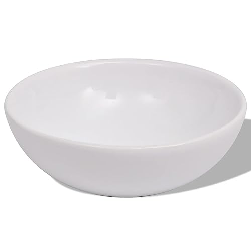 vidaXL 3tlg. Badm&ouml;bel Set Waschbecken Waschtisch Unterschrank Spiegel Badezimmer