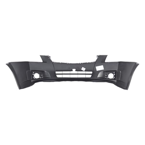 Image of FitParts Compatible with Nissan Sentra 2007-2012 Front Bumper Cover | Primed, With Fog Light Holes, Sedan, Ready to Paint, OEM 62022ET80J, NI1000262