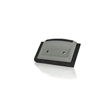 Detail Factory - Pet Hair Card - Perfect for Easily Removing Pet Hair from Automotive Carpet and Upholstery; Ergonomic Design; Durable Long Lasting Rubber Edge; Professional Grade Grey & Black