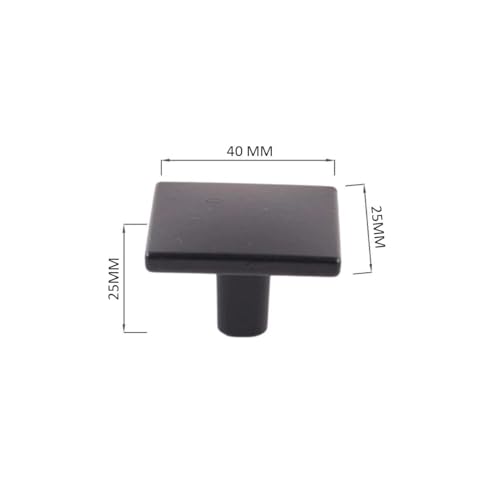 Image of Bniture Premium Cabinet Knobs and Pulls, Dresser Drawer Handles, Kitchen Knobs (Black Finish) (Pack of 12)