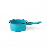 Versatile for Indoor & Outdoor Cooking: Whether you’re preparing meals on your stovetop or over an open flame, this durable saucepan for everyday use is designed to handle both indoor and outdoor cooking environments with ease. Antibacterial Porcelai...