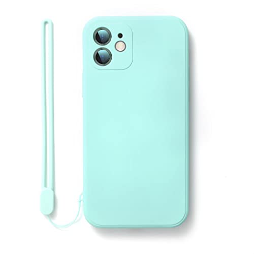 Compatible Coque avec Huawei Honor 20 Lite Silicone Bracelet Coque,Anti-Rayure Anti Choc Gel Ultra Fine Étui en Silicone Liquide Protection Téléphone Huawei Honor 20 Lite -Turquoise Cover