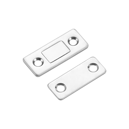15Pack Ultra Thin Cabinet Door Catch Stainless Steel Cabinet Magnetic Door Catch Cabinet Magnets Adhesive Drawer Latch Cabinet Magnetic Catch for KitchenConcealed Cabinet Door Magnets