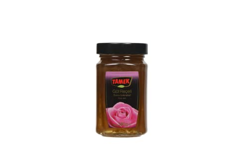 Turkish Rose Jam Preserve TAMEK Traditional Style 380 GR