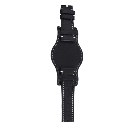 AZSHIW ���U�[�E�H�b�`�o���h TUDOR BLACK BAY M79360 M79030�ɑΉ� �g���C�t���x���g �E�H�b�`�X�g���b�v 20mm 22mm �X�g���[�g�W���C�� �u���b�N �u���[ �u���E�� �E�H�b�`�`�F�[��, 22mm, �A�Q�[�g
