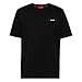 Produktbild HUGO Herren Dero222 T-Shirt aus Baumwoll-Jersey mit Logo-Print Schwarz001 L