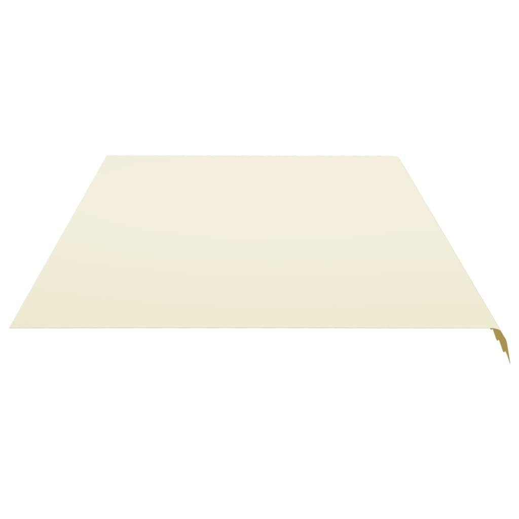 Leasha Toile de Rechange Store Banne avec Lambrequin, Toile Tissu de Remplacement pour Auvent 580x345 cm Crème