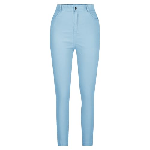 Women's Skinny Jeans Stretchy High Rise Tummy Control Jeggings Summer Butt Lifting Denim Pants Slim Fit Ladies3