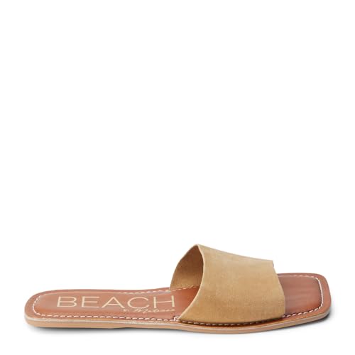 BEACH by Matisse Womens Bali Print Slide Flat Casual Sandals Casual - Black, Brown2