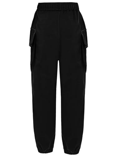 Boys Kids Jogger Cargo Pants Elastic Waist Sweatpants Casual Trousers Active Athletic Pants2