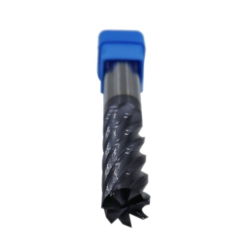Image of 1 /2in Solid Carbide End Mill,7 Flutes,Variable Helix,Variable Geometry,AlTiN Coated Bits Tool for Medium Hardness Steel, Brass, Iron