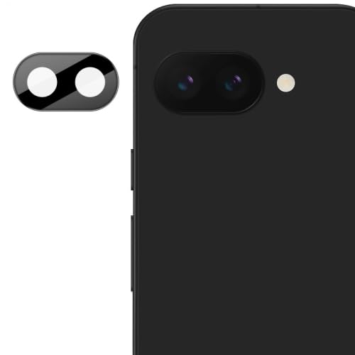 Image of ZARALA Glass Camera Lens Protector For Google Pixel 9a [9H Hardness] [6D Lens Protector ] [Easy Installation] Black