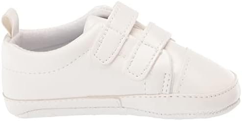 Gerber Unisex Baby Sneakers Crib Shoes Newborn Infant Toddler Neutral Boy Girl White 0-3 Months | Image 5