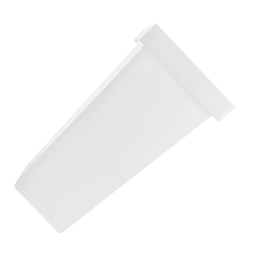 DECHOUS Cubo de Flores Decorativo Grande Cuadrado Blanco de Plástico, Maceta para Jardín y Balcón, Contenedor para Conservación de Flores, Uso Interior y Exterior, Adecuado