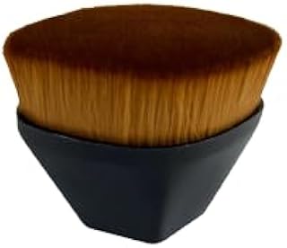 Brocha de maquillaje ovalada, cerdas suaves y...