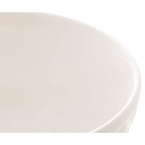 Jogo Tigela Bowl Porcelana Diamond Branco 300ml 6pç - Lyor