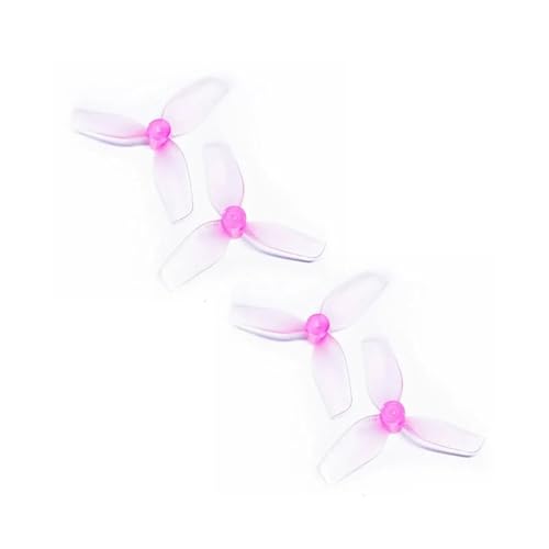 Drone FPV hélice 3 pales rose pour s'entraîner aux courses de mini quadrocoptère en intérieur