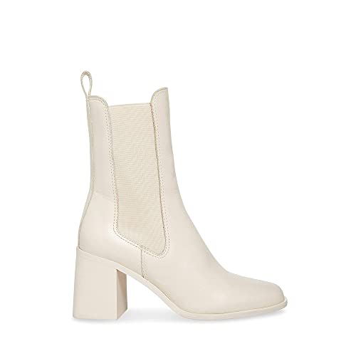Steve Madden Steve Madden Women's Argent Fashion Boot, Bone Leather, 9.5