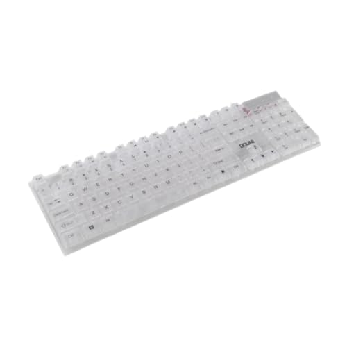 Clavier gaming filaire USB transparent à sensation mécanique pour bureau