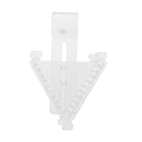 IMIKEYA Roter Wurm-Futterbecher aus Acryl, kegelförmig, Fischfutterhalter, Aquarium, roter...